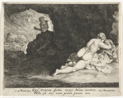 Jupiter en satyre surprend Antiope endormie - Jan Gerritsz. van Bronckhorst