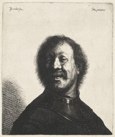 Homme riant avec un col - Jan Gillisz. van Vliet