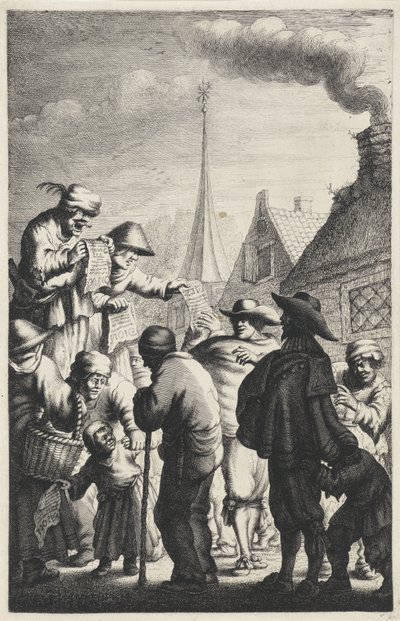 Vendeur de paroles de chansons - Jan Gillisz. van Vliet