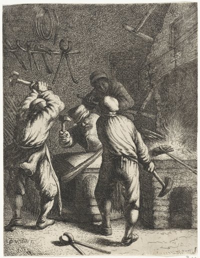 Forgerons (Métiers) - Jan Gillisz. van Vliet