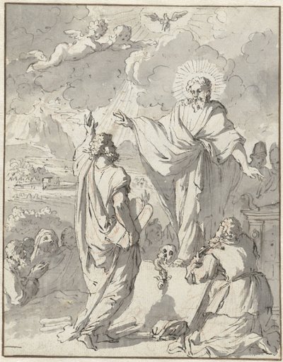 Moïse recevant les Tables de la Loi de Dieu - Jan Goeree