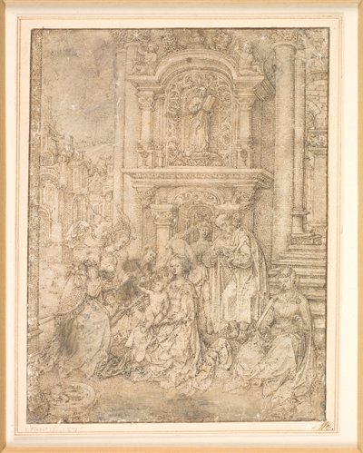 Le mariage mystique de Sainte Catherine - Jan Gossaert