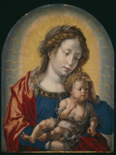 Vierge et Enfant - Jan Gossaert
