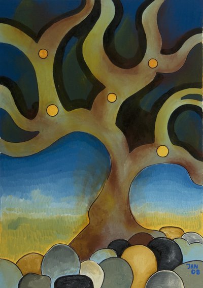 Arbre brûlé - Jan Groneberg