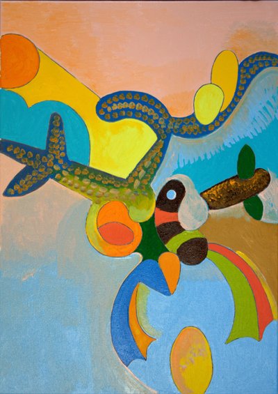 Dix minutes après son dernier décollage, Icare est attaqué par un oiseau de paradis, 2010 - Jan Groneberg