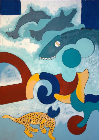Le léopard a une tête bleue, 2009 - Jan Groneberg