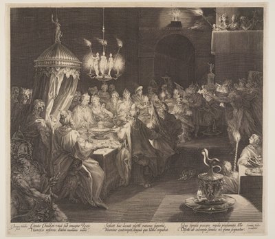 Le festin de Belshazzar - Jan Harmensz. Muller