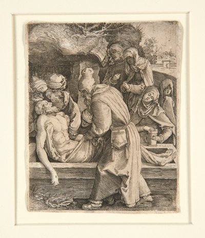 Mise au tombeau, de La Passion - Jan Harmensz. Muller