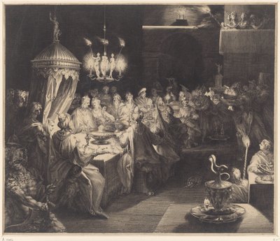 Le festin de Balthazar - Jan Harmensz. Muller
