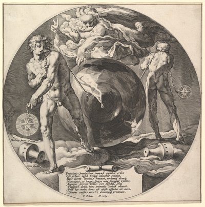 Dieu créant le ciel et la terre, de La Création du Monde - Jan Harmensz Muller
