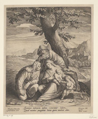 Sainte Famille avec Élisabeth et Jean-Baptiste - Jan Harmensz. Muller