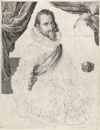 Portrait du roi Christian IV de Danemark et de Norvège - Jan Harmensz. Muller
