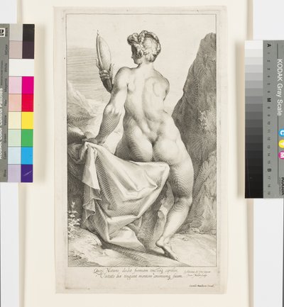 La Prudence se regardant dans un miroir - Jan Harmensz Muller