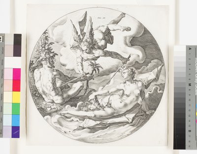 La Création de la Terre Ferme et des Mers, c.1589 - Jan Harmensz Muller