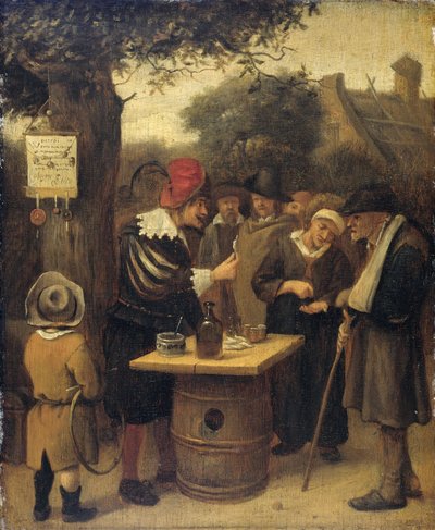 Le Charlatan - Jan Havicksz (attr. to) Steen