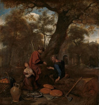 Erysichthon vendant sa fille - Jan Havicksz. Steen