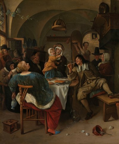 Scène de famille - Jan Havicksz. Steen