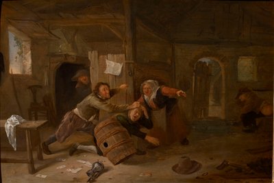 Paysans combattants, avant 1678 - Jan Havicksz Steen