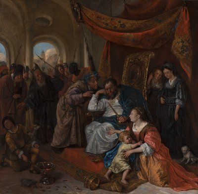 Moïse et la couronne de Pharaon, vers 1670 - Jan Havicksz. Steen