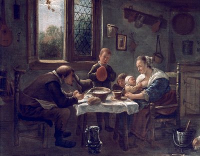 Prière avant le déjeuner - Jan Havicksz. Steen