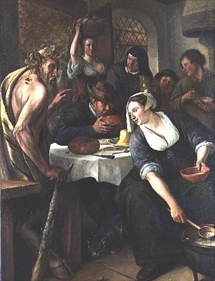 Le Satyre et le Paysan - Jan Havicksz. Steen