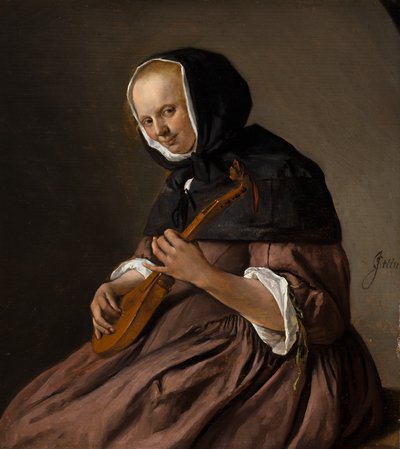 Femme jouant du cistre - Jan Havicksz. Steen