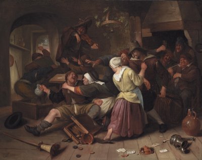 Querelle de joueurs - Jan Havickszoon Steen