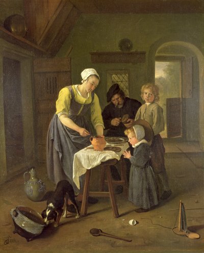 Famille de paysans à l