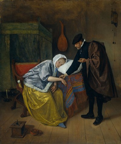 Femme malade - Jan Havickszoon Steen