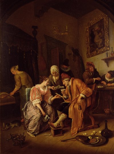 Vieil homme malade - Jan Havickszoon Steen