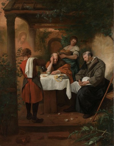 Supper à Emmaüs, c.1665-68 - Jan Havickszoon Steen