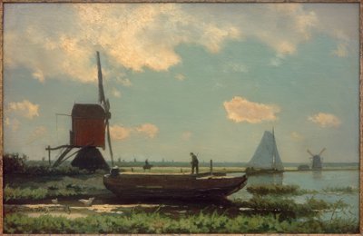 Paysage de polder - Jan Hendrik Weissenbruch