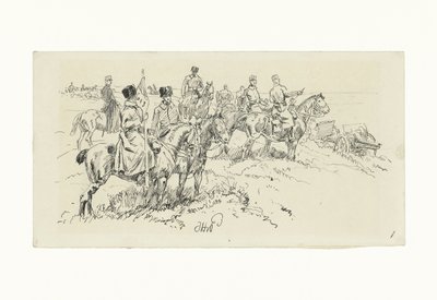 Artillerie sur le terrain - Jan Hoynck van Papendrecht