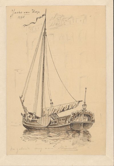 Voilier de 1768 - Jan Hoynck van Papendrecht