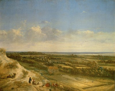 Paysage de dunes, probablement près de Santpoort, c.1675 - Jan II Vermeer van Haarlem
