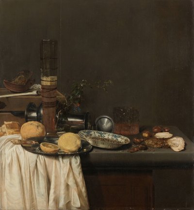 Nature morte avec un grand verre de bière - Jan Jansz. van de Velde (III)