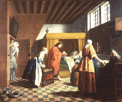 Les visites du docteur - Un proverbe néerlandais : Le docteur est représenté comme le Christ (un d