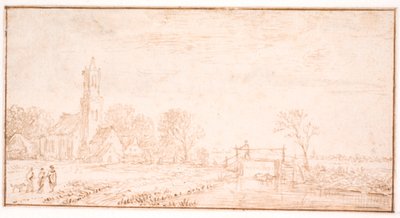 Église du village à Lisse - Jan Josefsz van Goyen