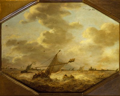 Paysage marin avec pêcheurs - Jan Josephsz van Goyen