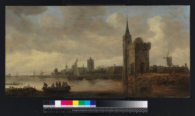 Paysage fluvial avec bateaux, avant 1656 - Jan Josephsz van Goyen