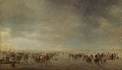 Patineurs, 1641 - Jan Josephsz van Goyen