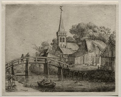 Le Pont en Bois - Jan Josephsz van Goyen