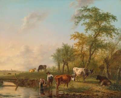 Paysage avec bétail - Jan Kobell (II)