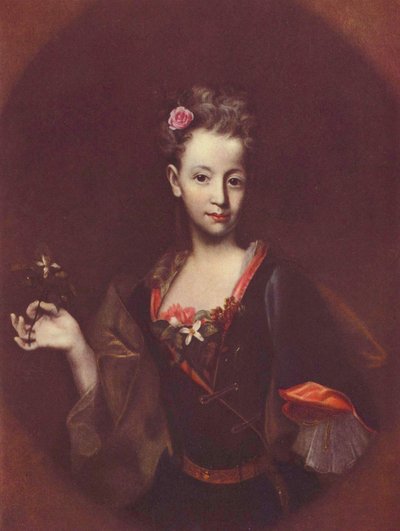 Portrait de Hedwig Franciska Wussin - Jan Kupecký