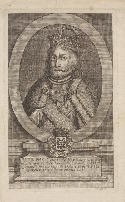 Rodolphe Ier de Habsbourg 1218-1291, roi des Romains - Jan Lauwryn Krafft