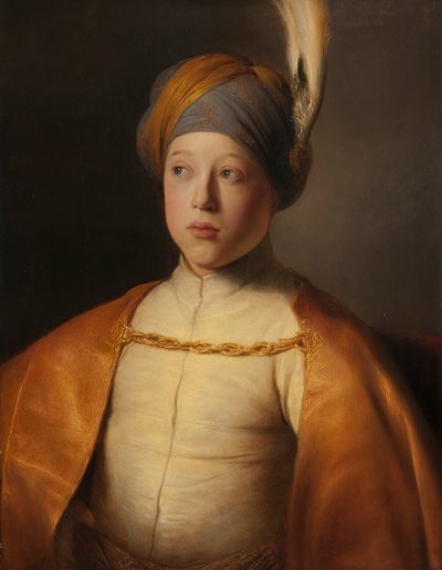 Garçon en cape et turban Portrait du prince Rupert du Palatinat, vers 1631 - Jan Lievens