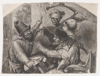La mort et les joueurs de cartes - Jan Lievens