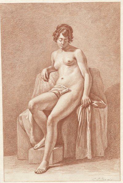 Femme nue assise - Jan Lodewijk Jonxis
