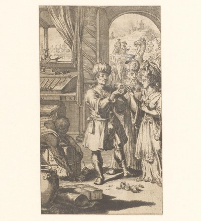 Mariage entre Mohammed et Chadidja - Jan Luyken (possibly)