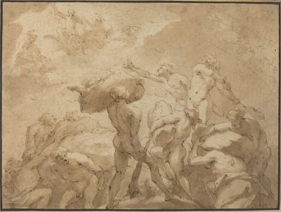 Bataille des dieux et des géants du mont Olympe et du mont Othrys - Jan Luyken